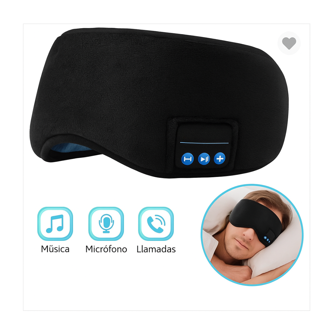 Antifaz Con Audifonos Para Dormir