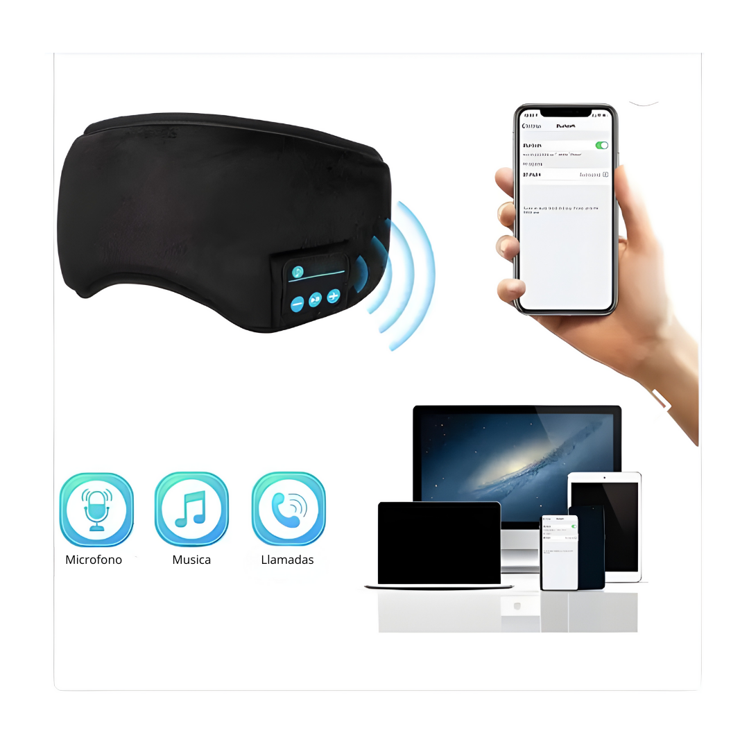Antifaz Con Audifonos Para Dormir